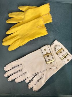 Two pairs of vintage gloves
