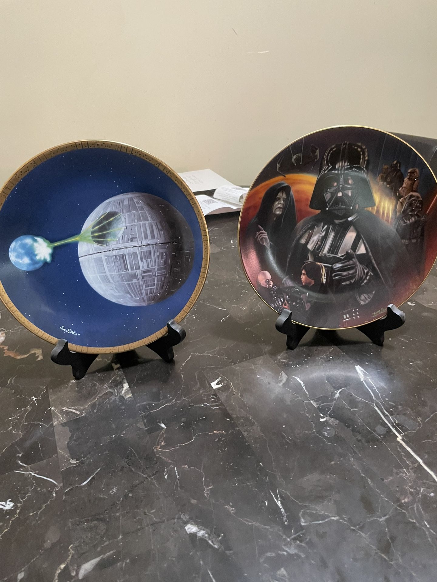 Star Wars Hamilton Collection Plates