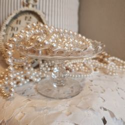 Beautiful Vintage Pedestal Dish 