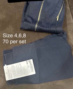 Lulu lemon sets navy blue, black, white brand new