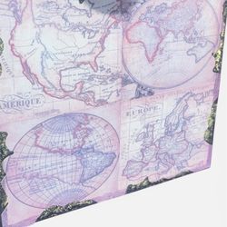 Vintage World Map Wall Art 