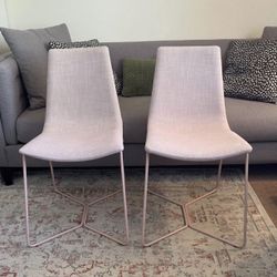 2 West Elm Slope Dining Chairs