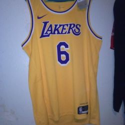 Beautiful James Labron Laker Jersey. XL. Tags Still On It. New