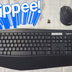 Logitech MK850 Performance Wireless Keyboard and M720 Triathlon Mouse Combo USB Bluetooth, Pair up to 3 device