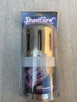 Street glow exhaust tip