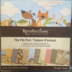 12x12 New Scrapbook Paper Pad 