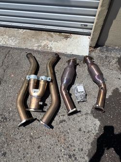 350z VQ35DE kinetix high flow and Z1 Motorsport y pipe