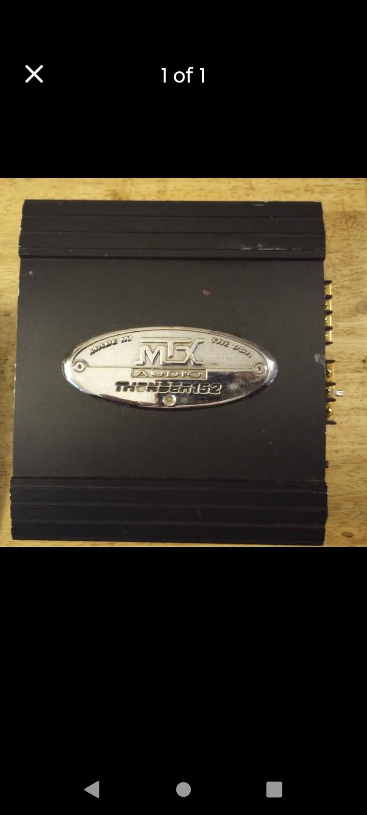 MTX Car Amp