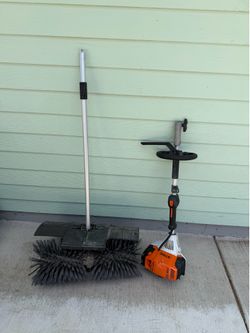 STIHL KM 111 R Kombi Power Broom Sweeper Attachment