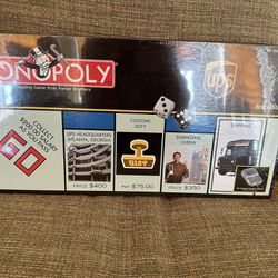 UPS Monopoly 1st Edition Board Game What Can Brown Do for You? Sealed Packaging 