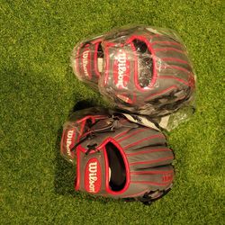 Wilson A1000 11.5" Infield Gloves x 4