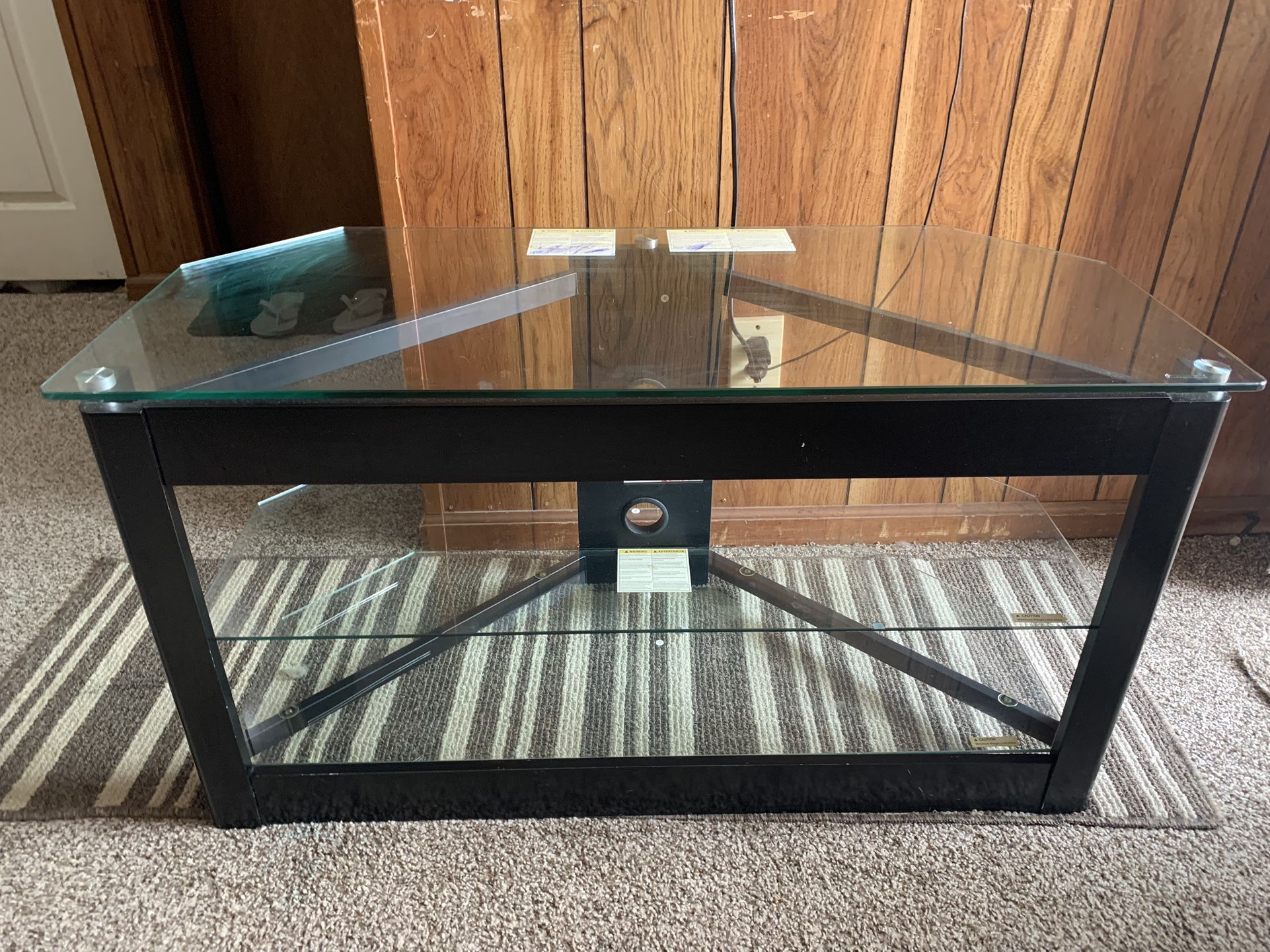 Glass TV Stand 