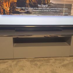 Grey TV Stand 85”