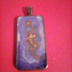 Gold Flake Pendant 