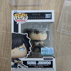Funko Pop 2025 Animation Solo Leveling 2037 Sung Jinwoo LE EE  Exclusive 9500
