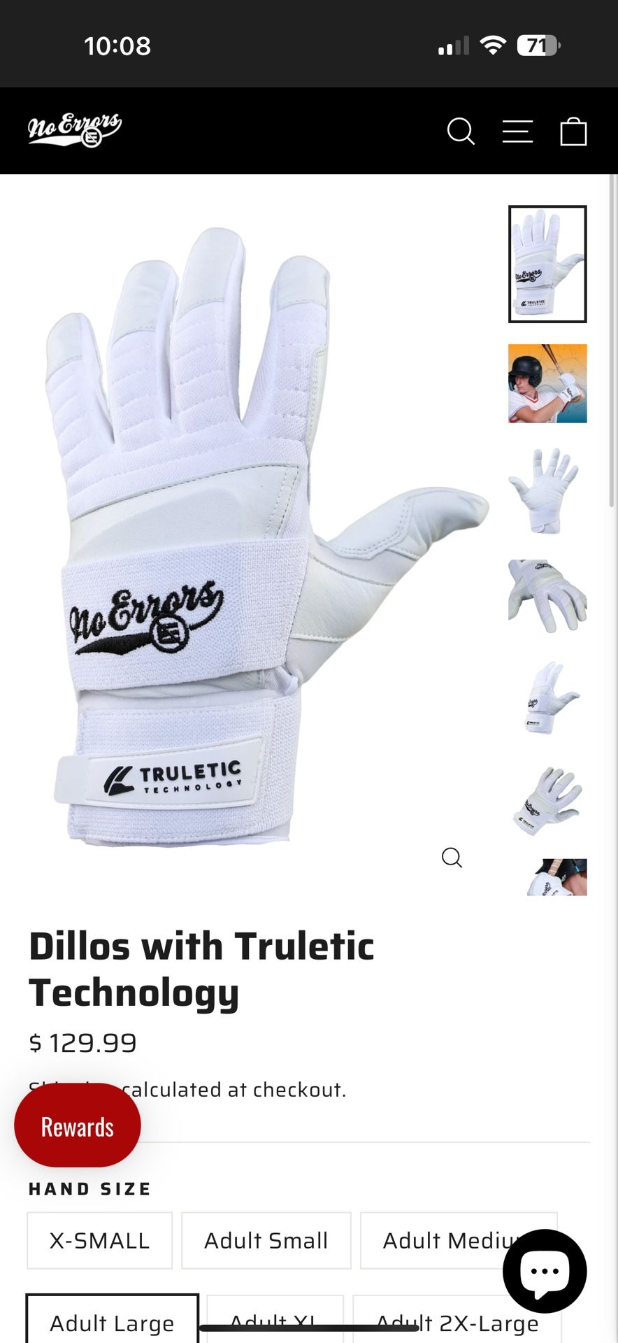 No Errors Batting Gloves