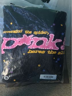 Sp5der hoodie pink!