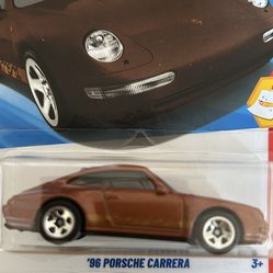 Hot Wheels 96 Porsche Carrera brown