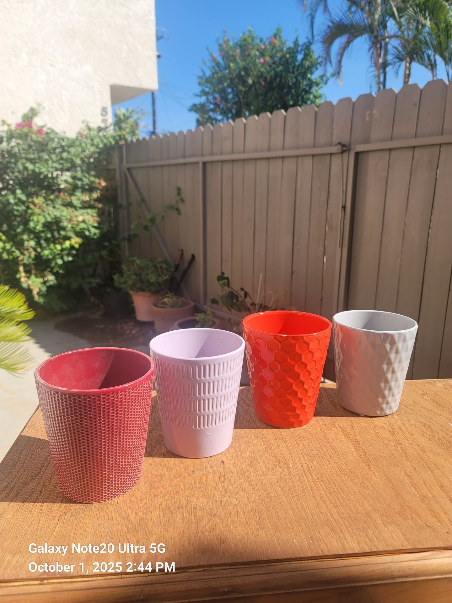 Bundle Of Ceramic Plant Pots, Beautiful For Your Garden 🪴