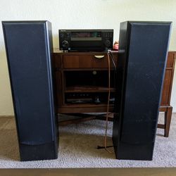Pioneer Receiver and Dynalab Speakers