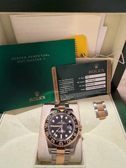 Rolex GMT MASTER II  dos tonos 2019