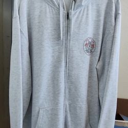 Vans Skull Roses Hoodie, Grey, Men's XL, Lightly Used