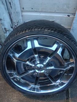 22" rims and tires