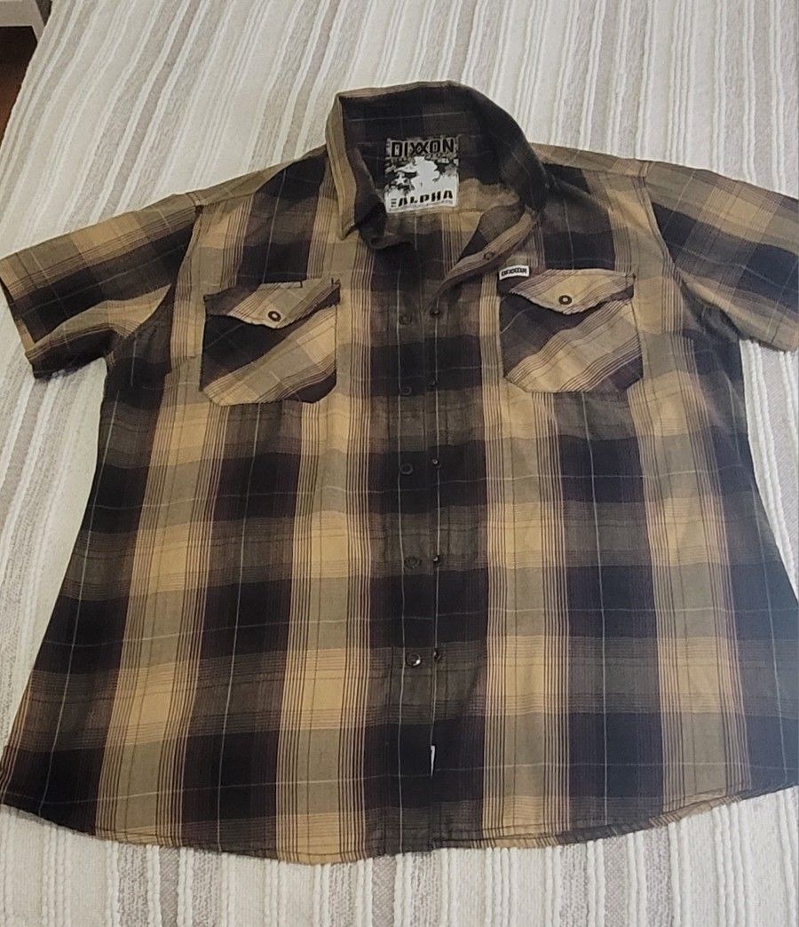 Womens Dixxon Flannel Shirt. The Alpha. Size XL