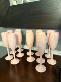 Champagne toasting glass
