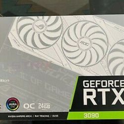 1/4

NVIDIA ASUS ROG White Strix GeForce RTX 3090 24GB GDDR6X - Brand New

