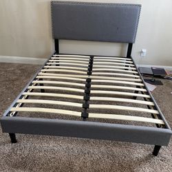 FULL platform Bed No mattress 