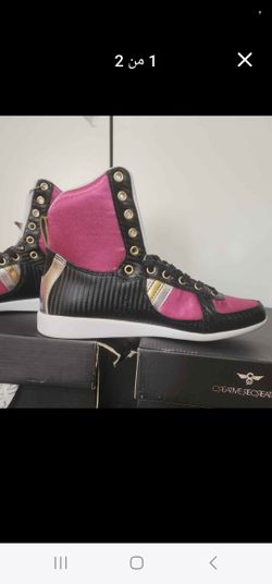 Creative Recreation CR8 WCR75HI39 GALOW HI WOMENS Black/Hot Pink//size/6:/7:5/8:5/8/7/9/6:510/9:5/