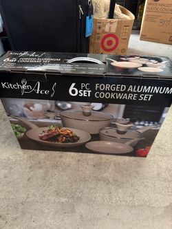 Kitchen Ace 6-Piece Forged Aluminum Cookware Set