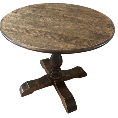 Round Oak Dining Table