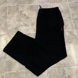Vintage 90s Polo Ralph Lauren Fleece Sweatpants Joggers Warm SZ XL Pony