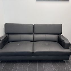 City Furniture Leather Couch 