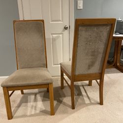 Four Dining Chairs High Back