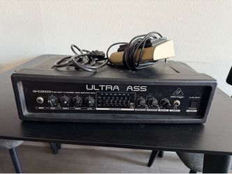 Behringer UltraBass BXD3000H 300-watt 2-channel Bass Head