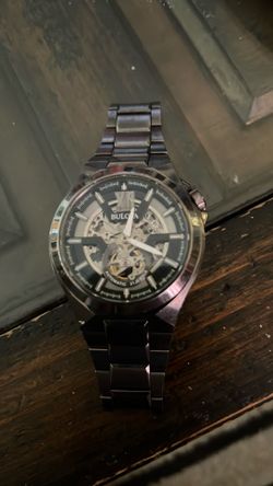 Bulova - men’s skeleton watch - Retail: $750 @ macys