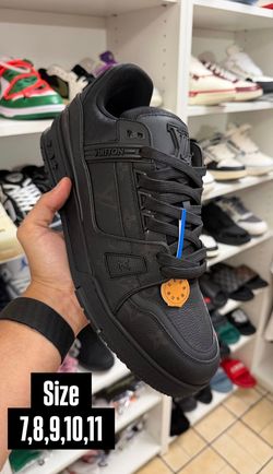 LV TRAINER SNEAKERS BLACK NEW COLLECTION