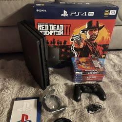 PS4 Pro with 6 Brand New Games 