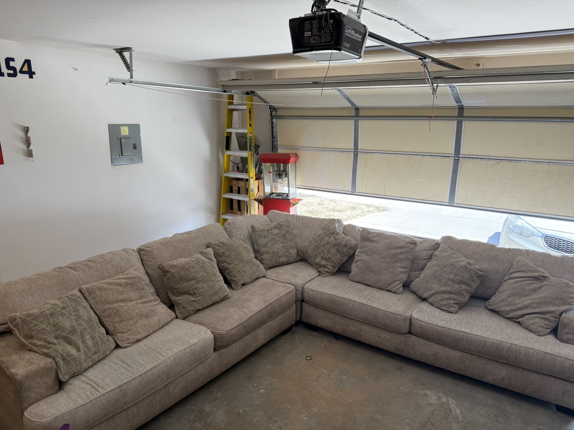 L-shaped sofa