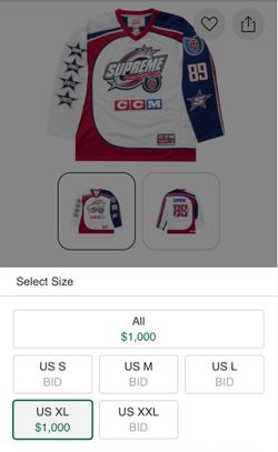 Supreme Hockey jersey