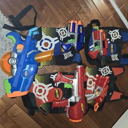 Set Of Nerf Guns