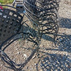 Antique Rod Iron Patio Chairs