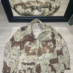 Vintage U.S. Army Military Desert Battle Dress Uniform Jacket