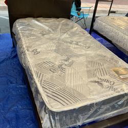New Twin Bed With Mattress Included! 