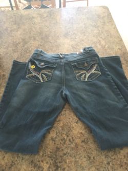 l.e.i size 16 girls low rise boot jeans