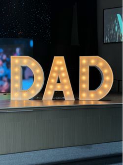 MARQUEE LETTERS WOOD 4ft FOR SALE
