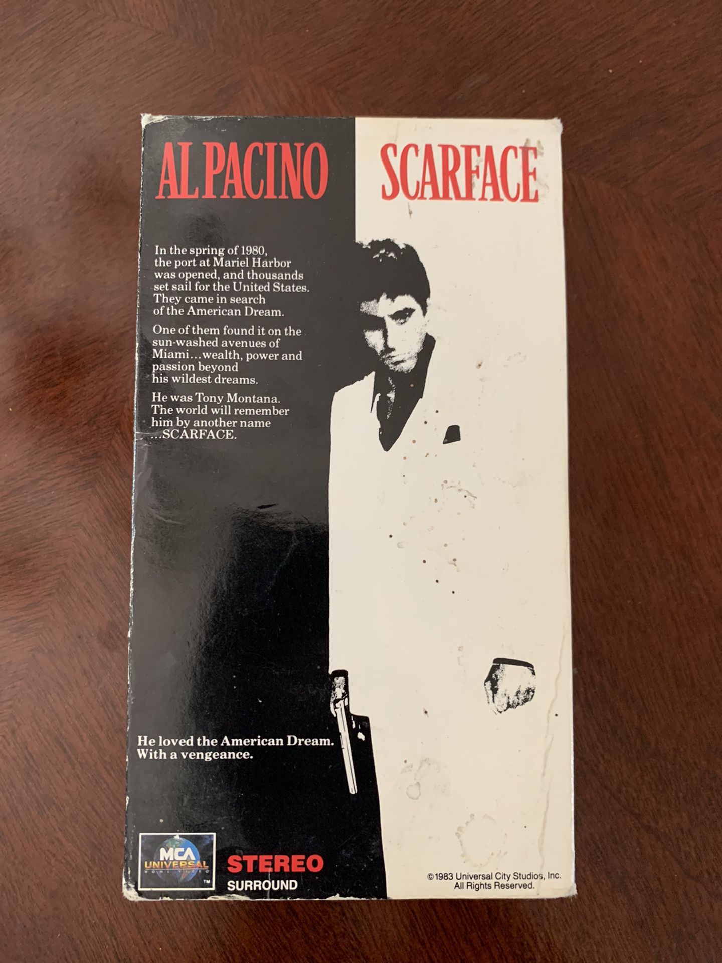 Scarface Box Set VHS Part 1 & 2